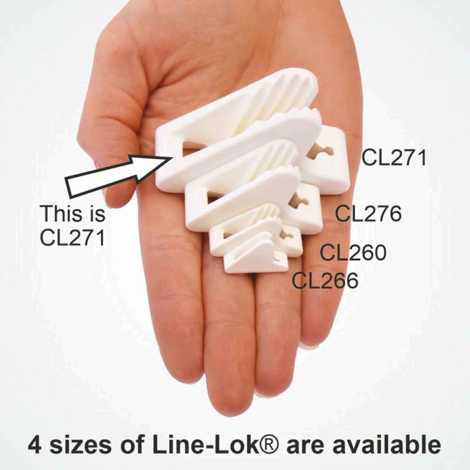 Clamcleat Large Line-Lok® Glow-in-the-Dark