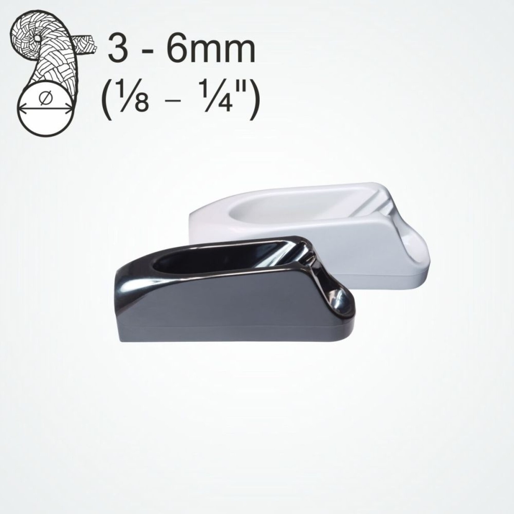 Clamcleat Nylon MK2 Junior wit