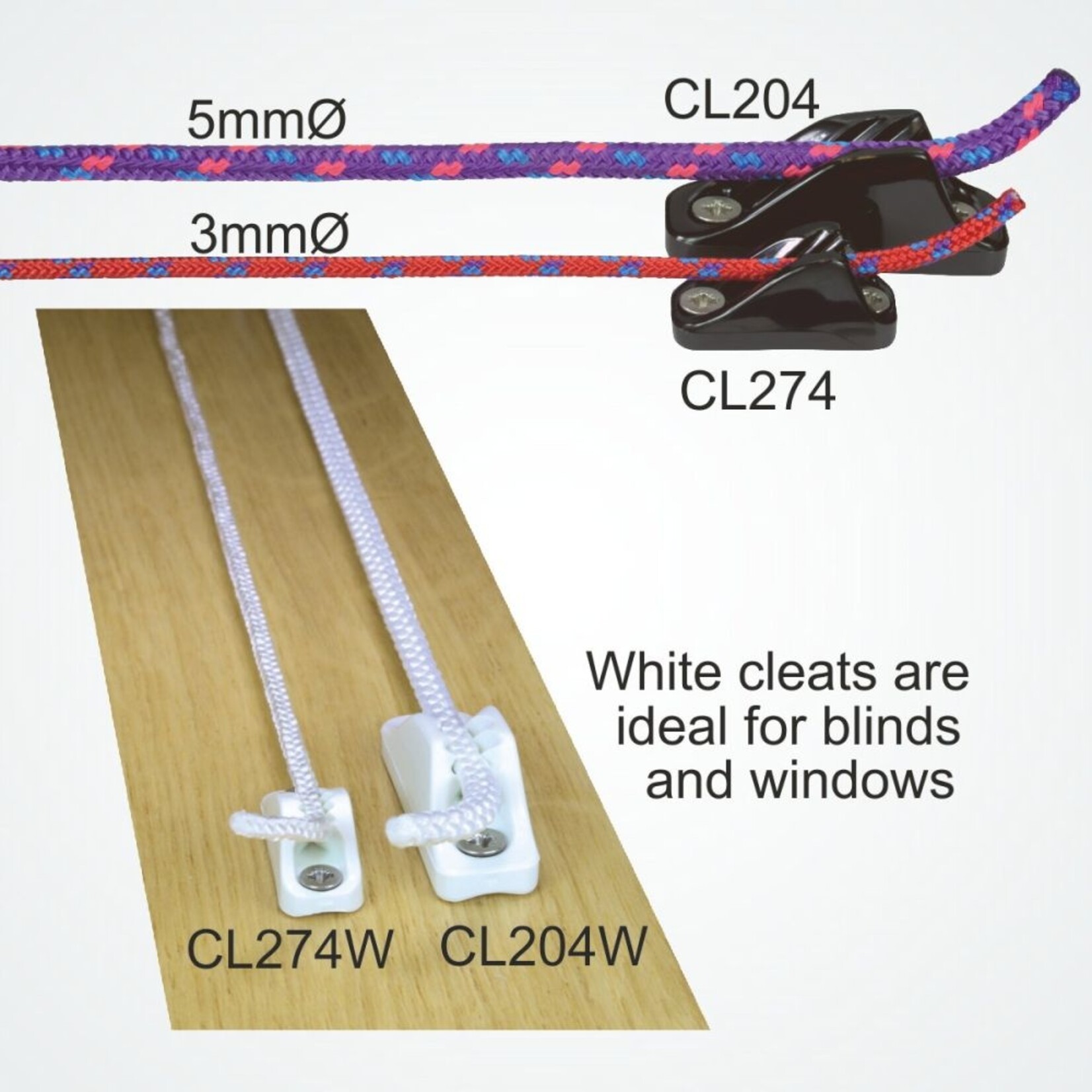 Clamcleat Open Micros - Set of 2