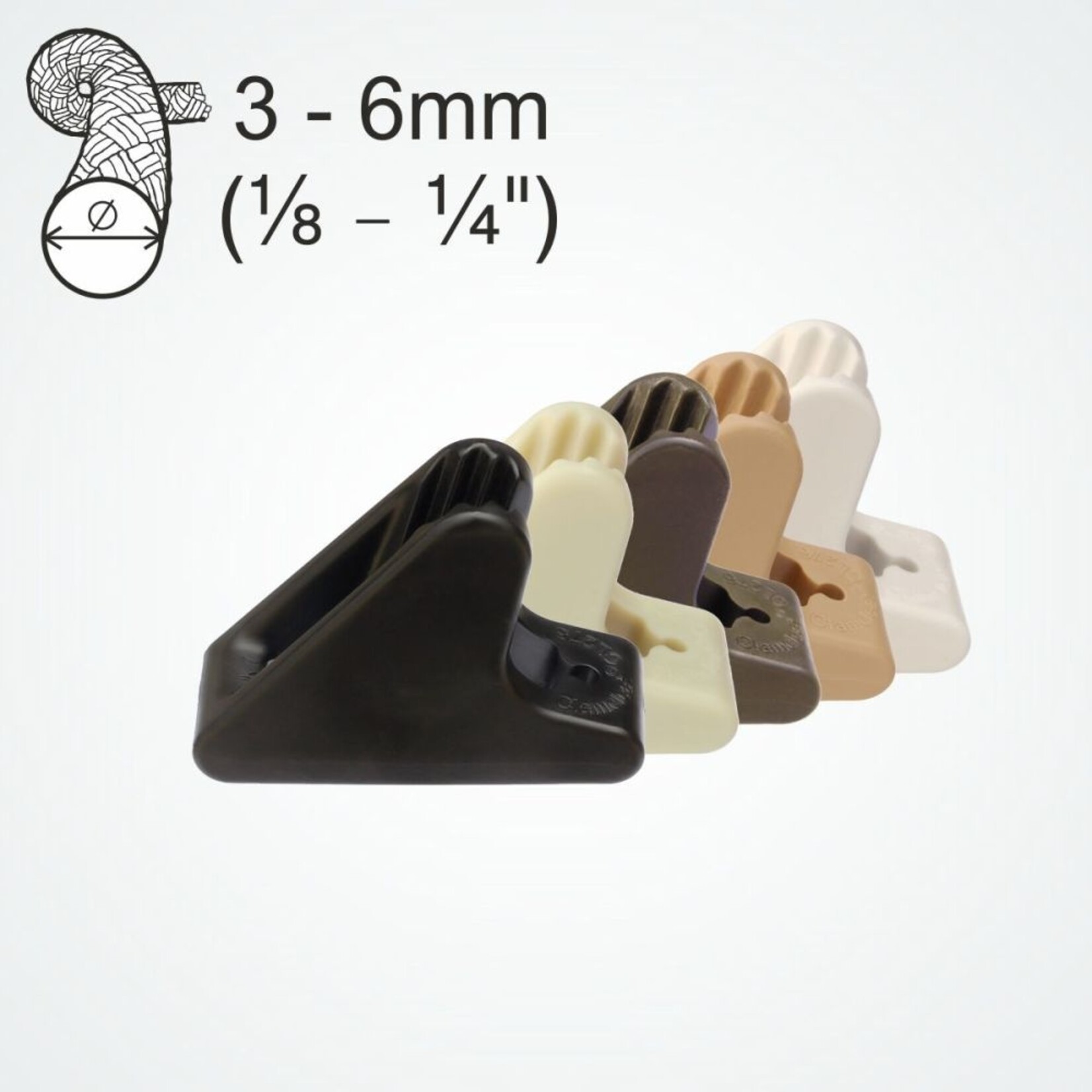 Clamcleat Medium Line-Lok® Glow-in-the-Dark