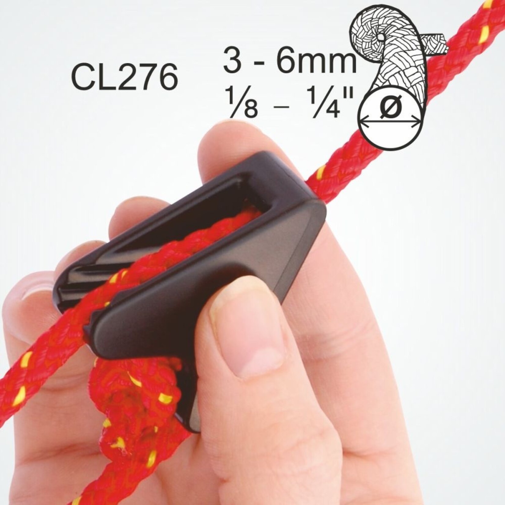 Clamcleat Medium Line-Lok® Glow-in-the-Dark