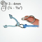 Clamcleat Q-Loks - Pack of 2 with 1m Rope & Instructions