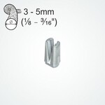 Clamcleat Cylindrical Insert Cleat. Unpainted - Loose