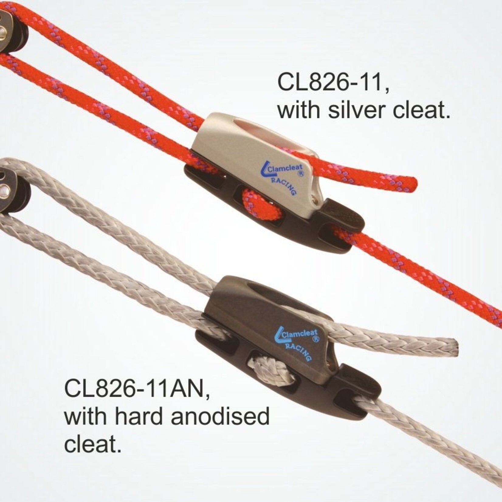 Clamcleat Aero Base with zilver CL211 MK2 Racing Junior