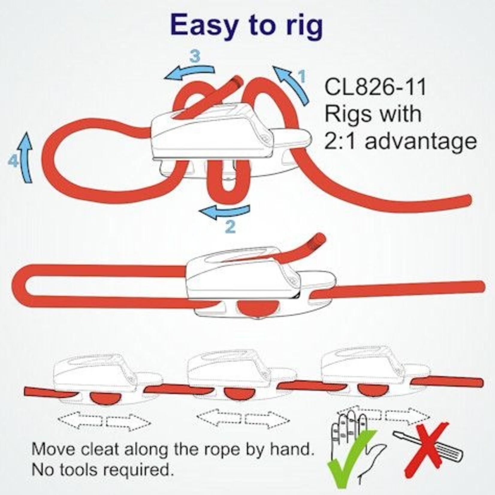 Clamcleat Aero Base with zilver CL211 MK2 Racing Junior