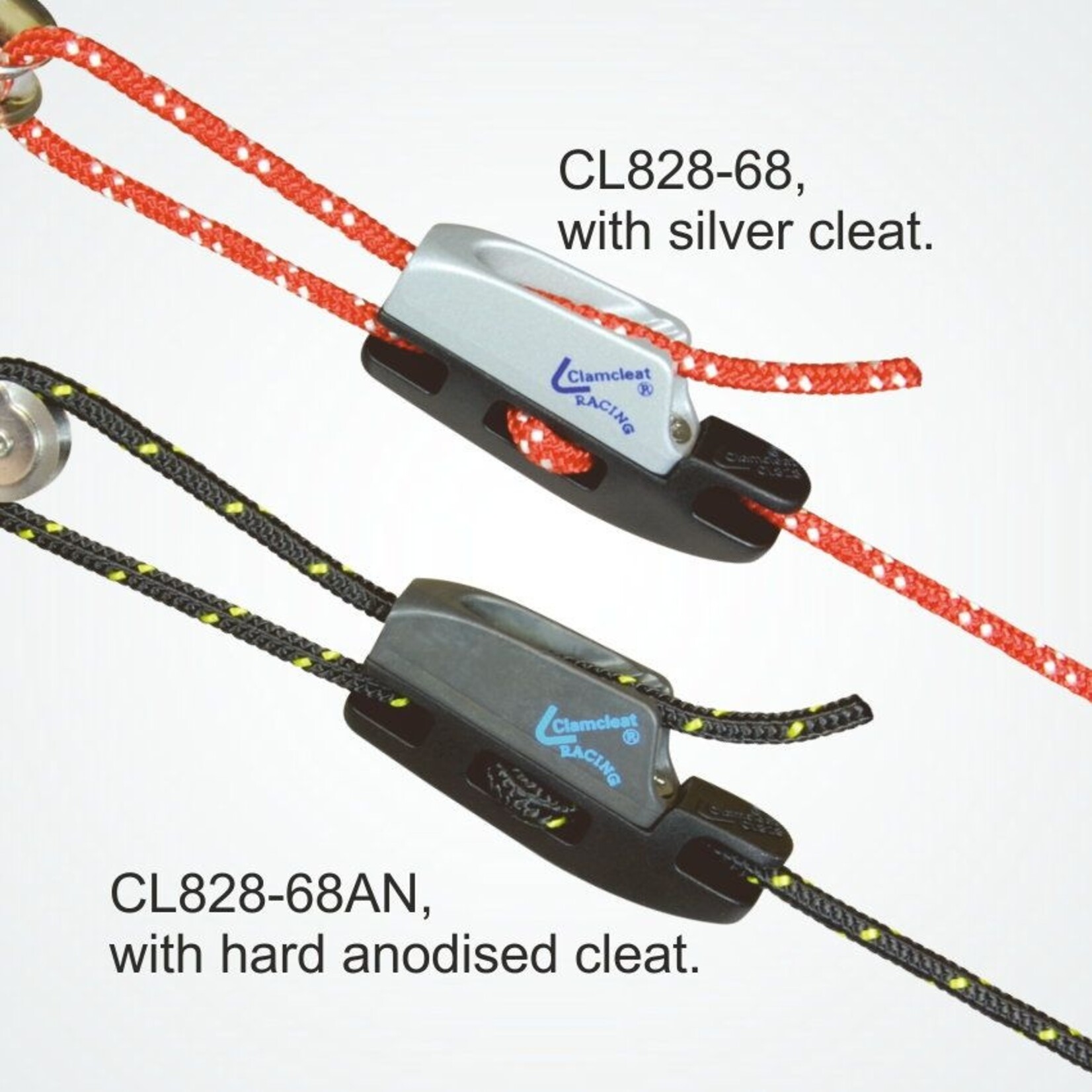 Clamcleat Aero Base with zilver CL268 Racing Micros