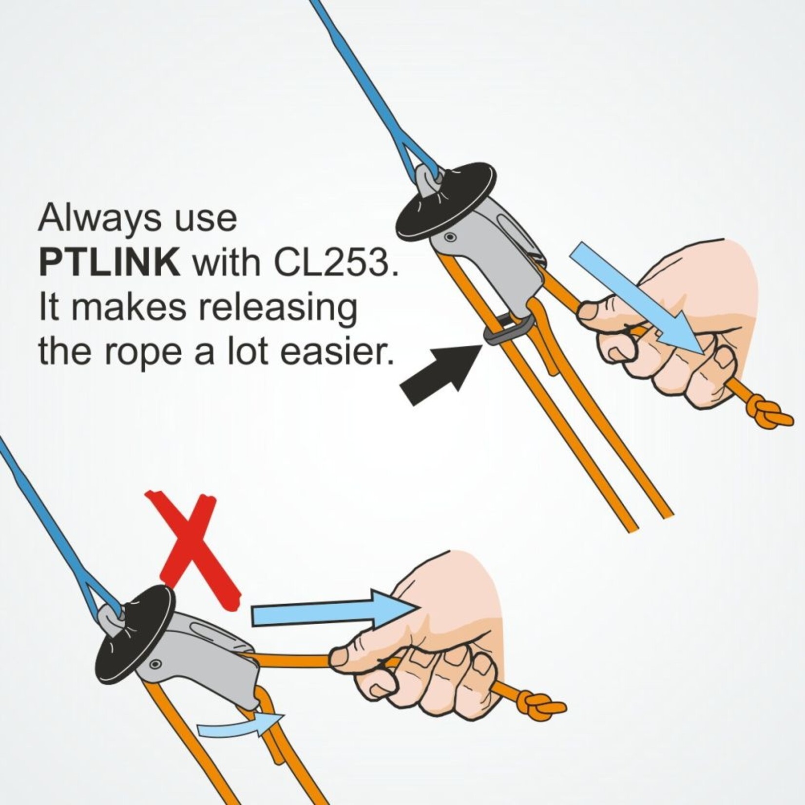 Clamcleat Handle for CL253 Trapeze Cleat - Set of 2