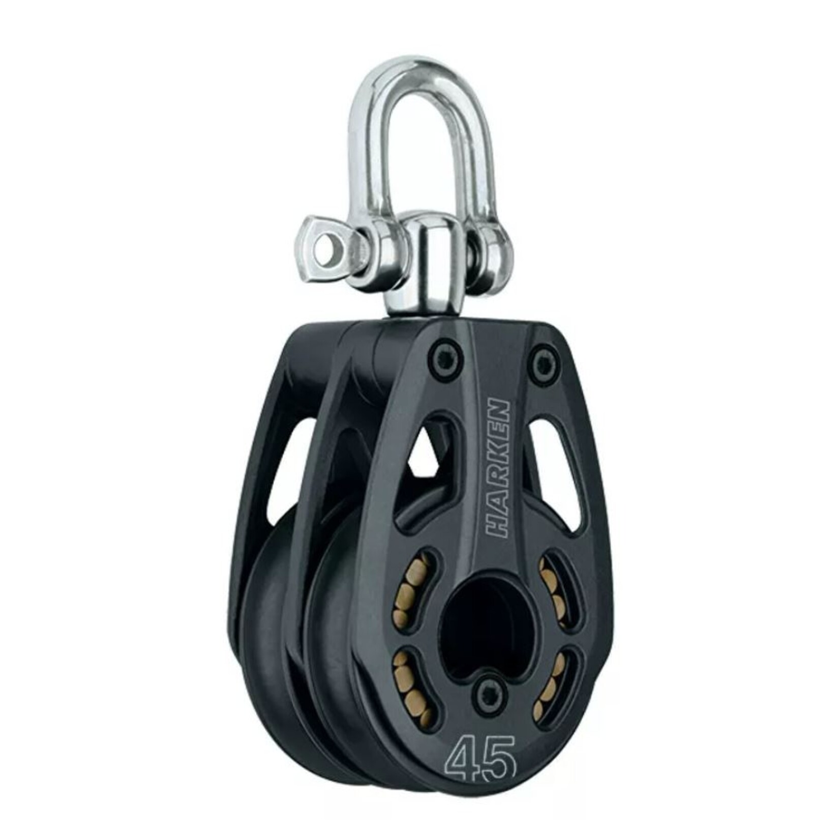 Harken 45 mm Aluminum Double Block — Swivel