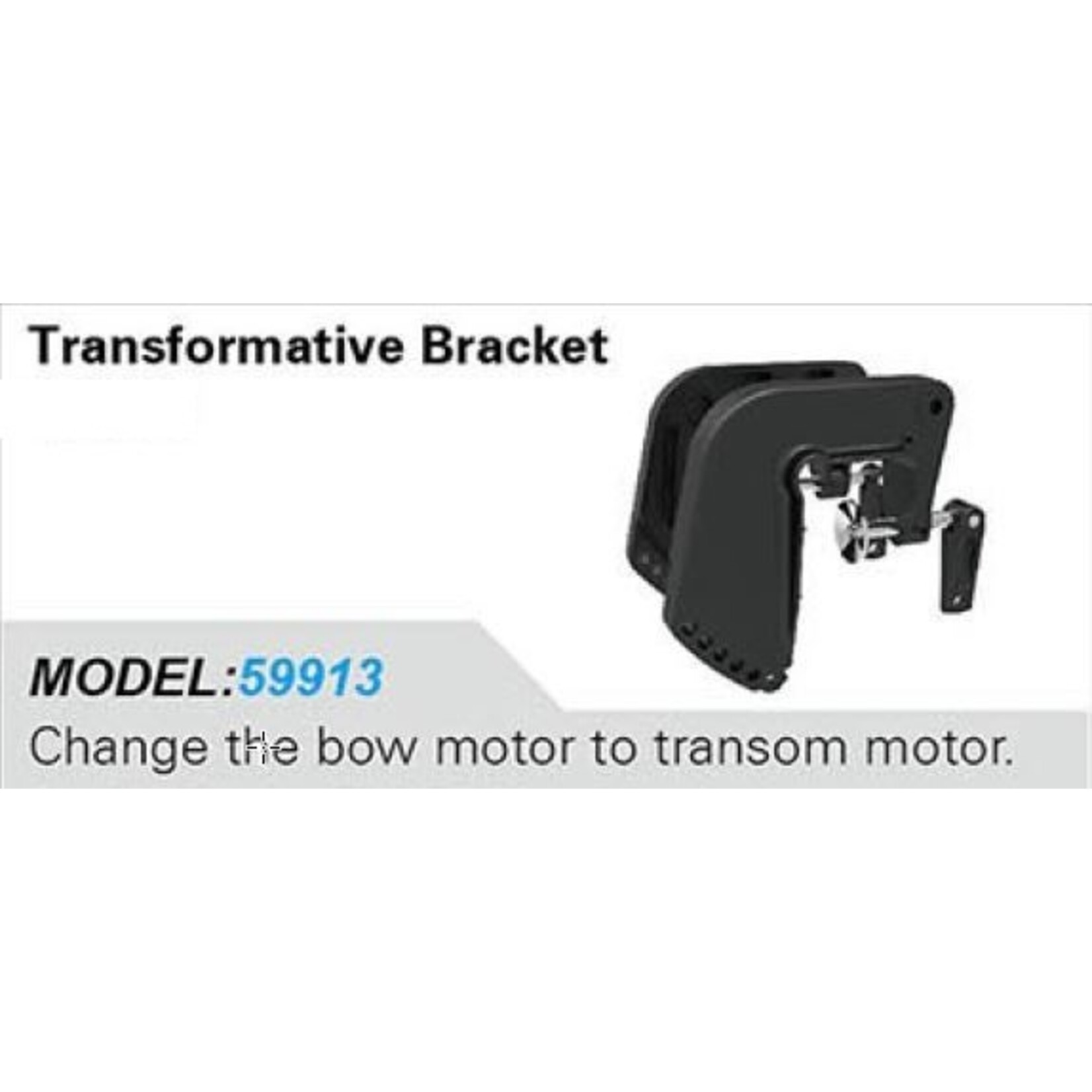 Haswing Bracket for Bow motor change to Transom motor