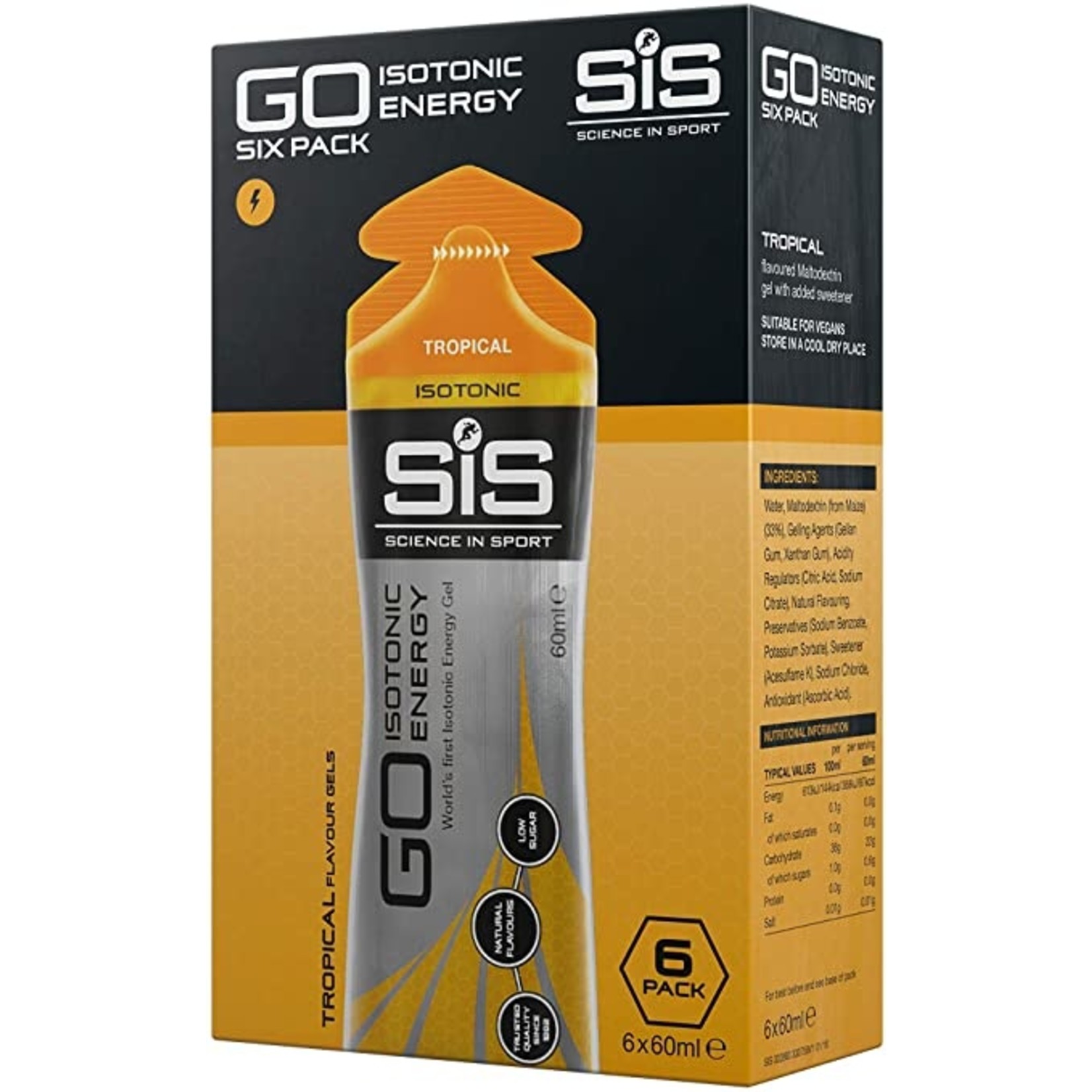 ENERGY GEL ISOTONIC SIX PACK