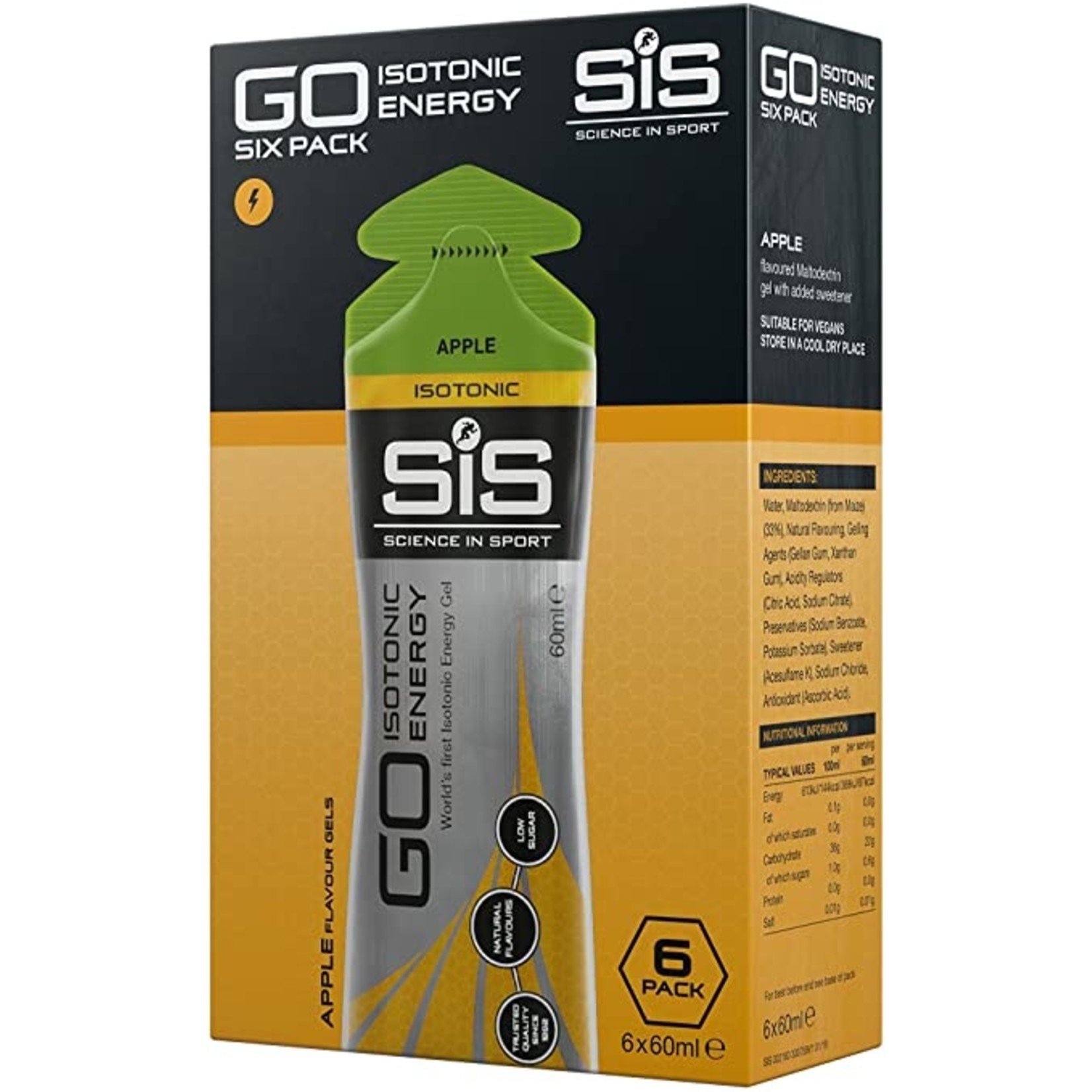 ENERGY GEL ISOTONIC SIX PACK