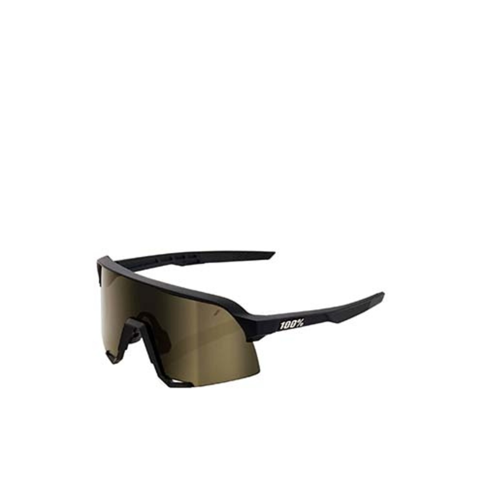 100% S3 GLASSES SOFT BLACK GOLD LENS