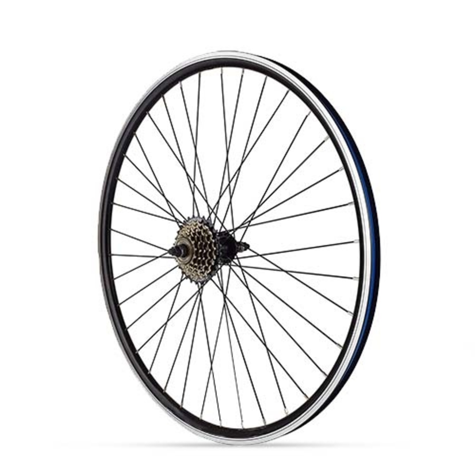 HYBRID REAR WHEEL FREEWHEEL 6 BOLT DISC