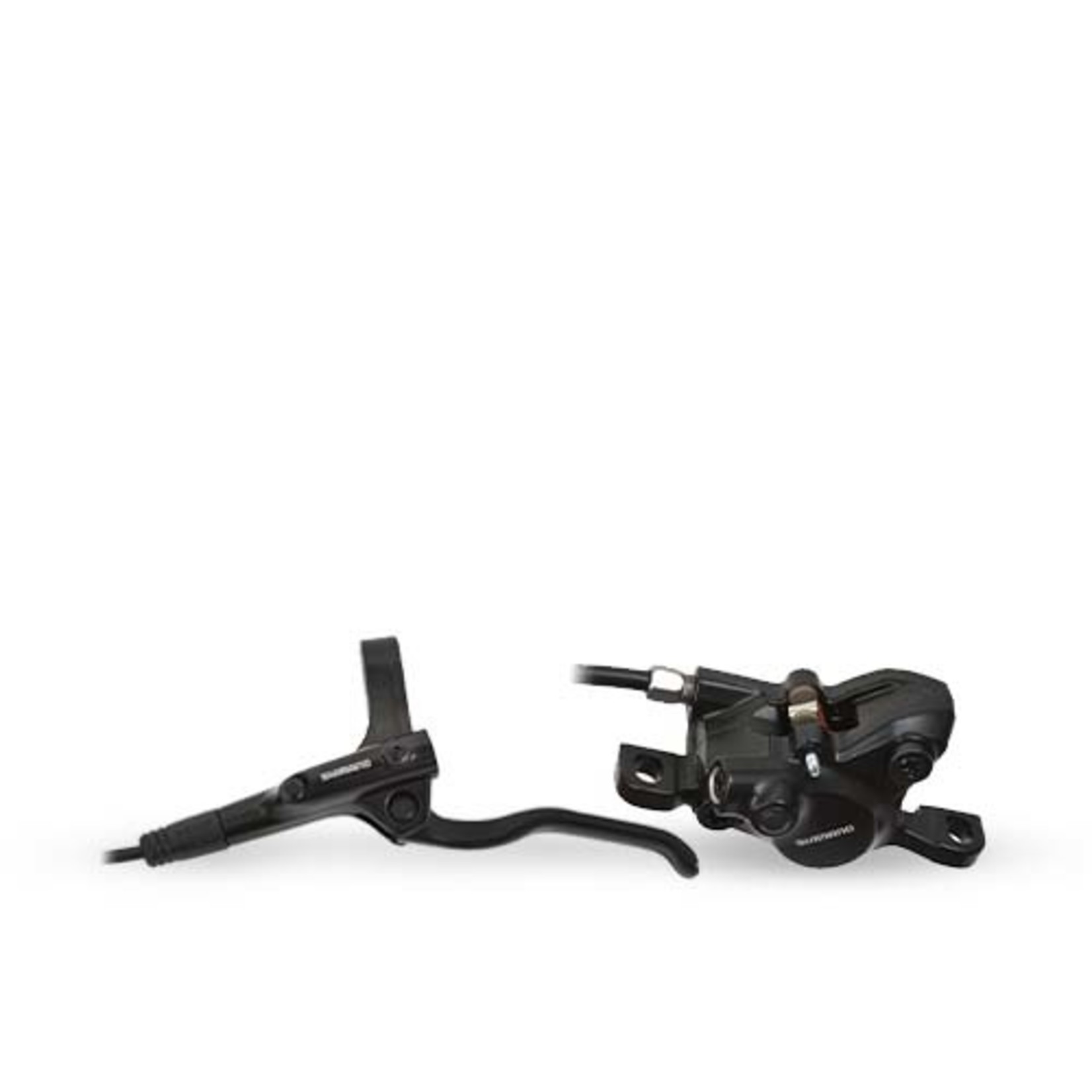 Shimano SHIMANO BR-MT200 / BL-MT200 BLED BRAKE LEVER/POST MOUNT CALLIPER, BLACK, REAR LEFT