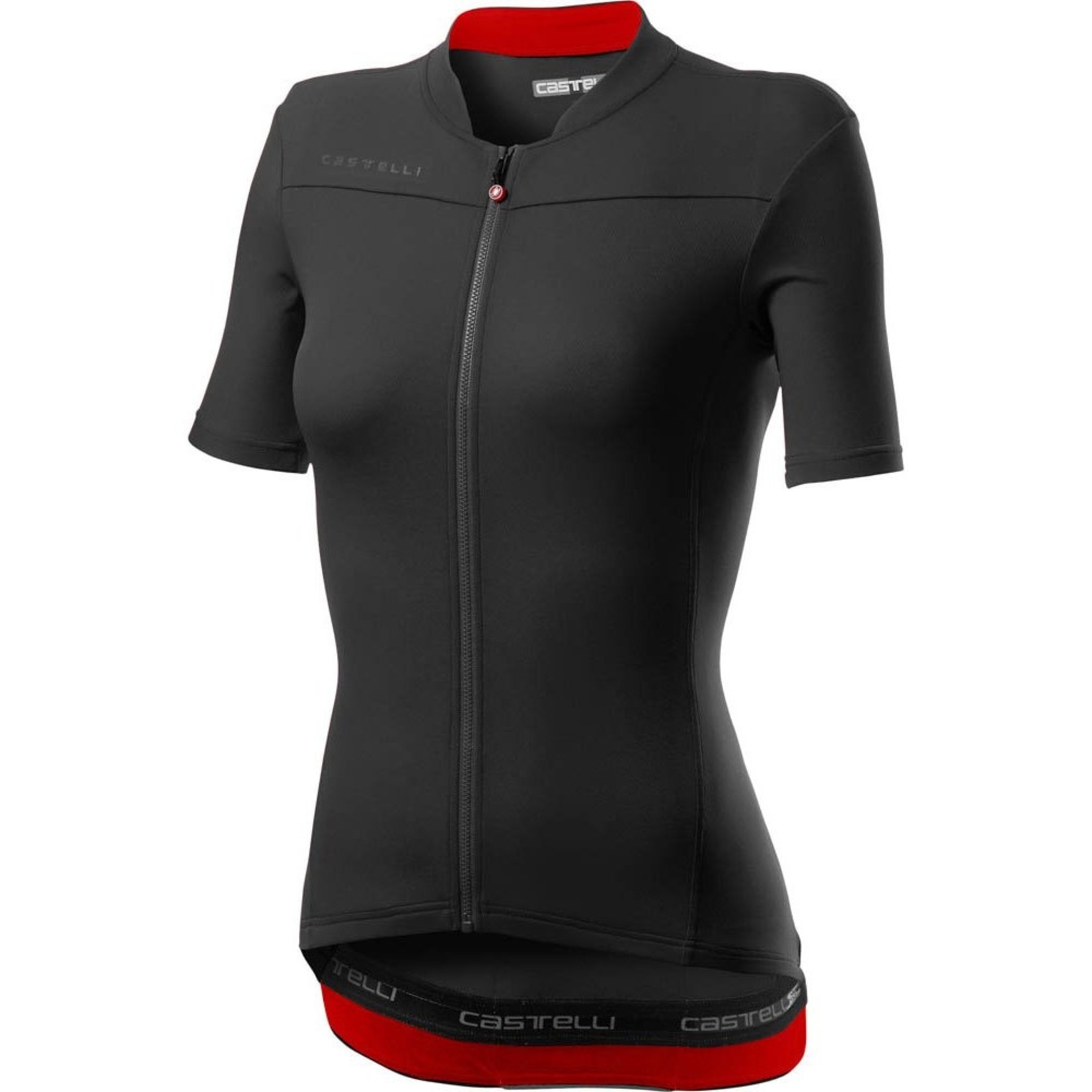 CASTELLI ANIMA 3 JERSEY LIGHT BLACK / RED