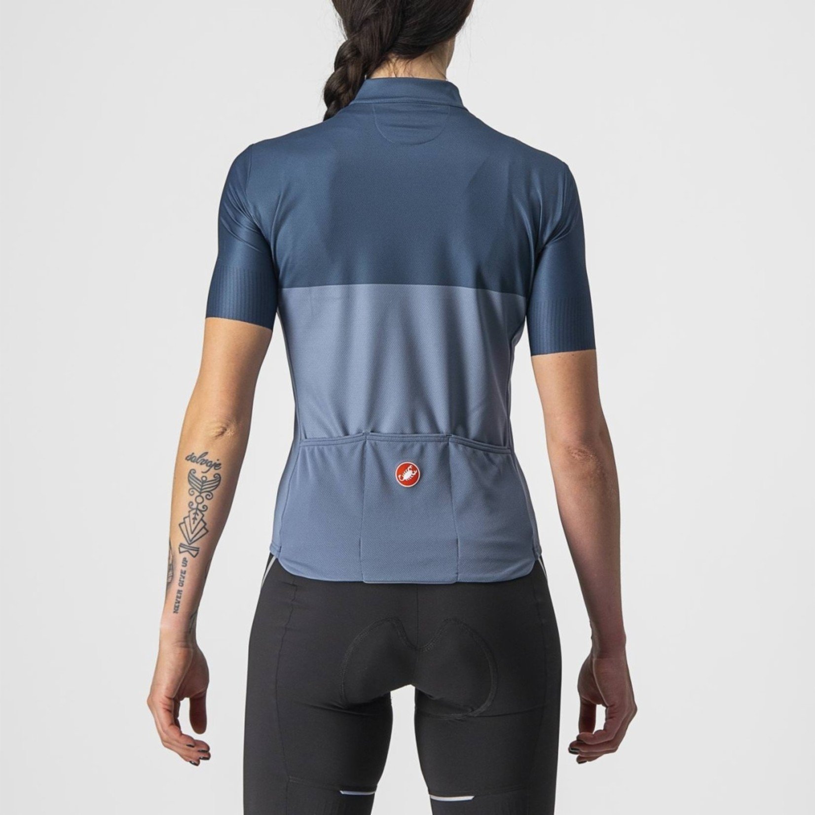 Castelli CASTELLI VELOCISSIMA WOMENS JERSEY LIGHT STEEL BLUE/MOONLITE OCEAN