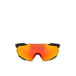 100% 100% RACETRAP 3.0 SOFT TACT BLACK HiPER RED MULTILAYER MIRROR LENS