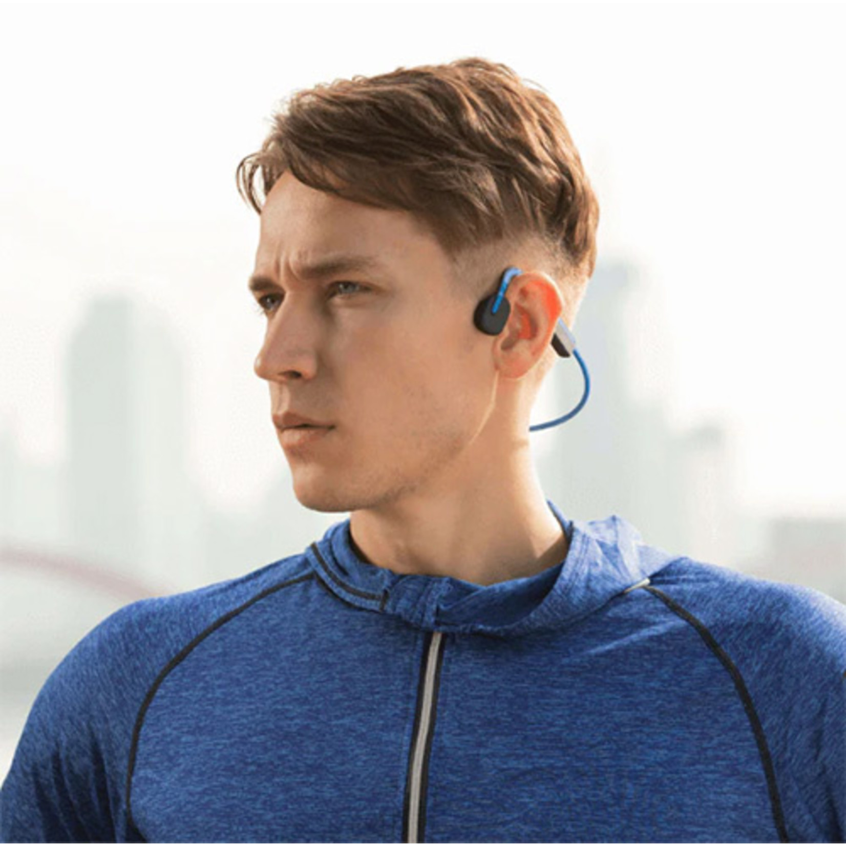 SHOKS SHOKZ OPENMOVE WIRELESS HEADPHONES BLUE