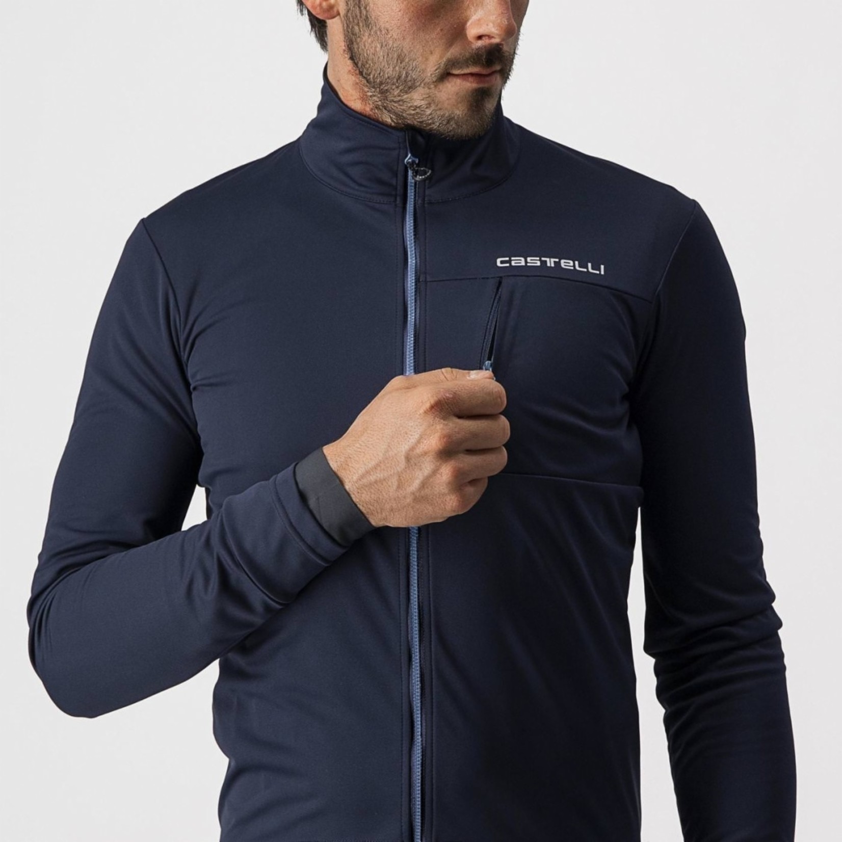 Castelli CASTELLI GO JACKET SAVILLE BLUE