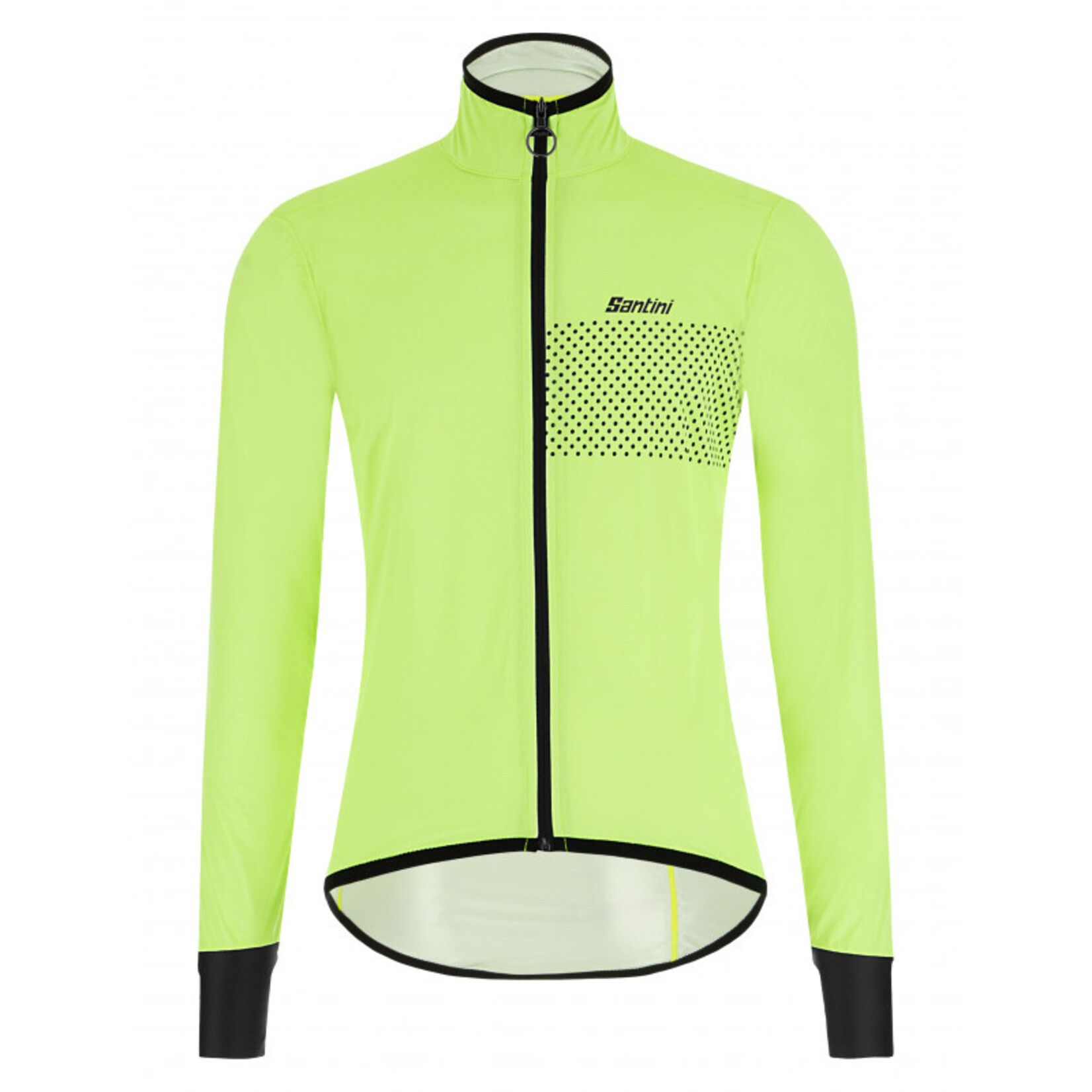 Santini SANTINI GUARD NIMBUS - RAIN JACKET FLUO GREEN