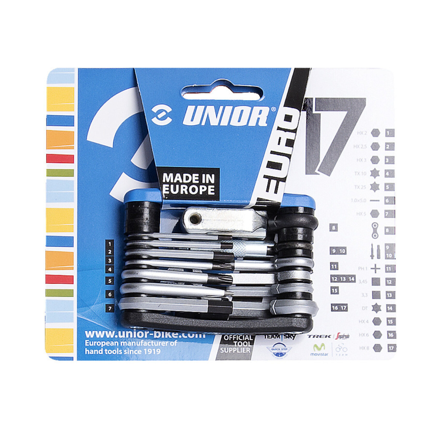 UNIOR UNIOR MULTITOOL EURO 17