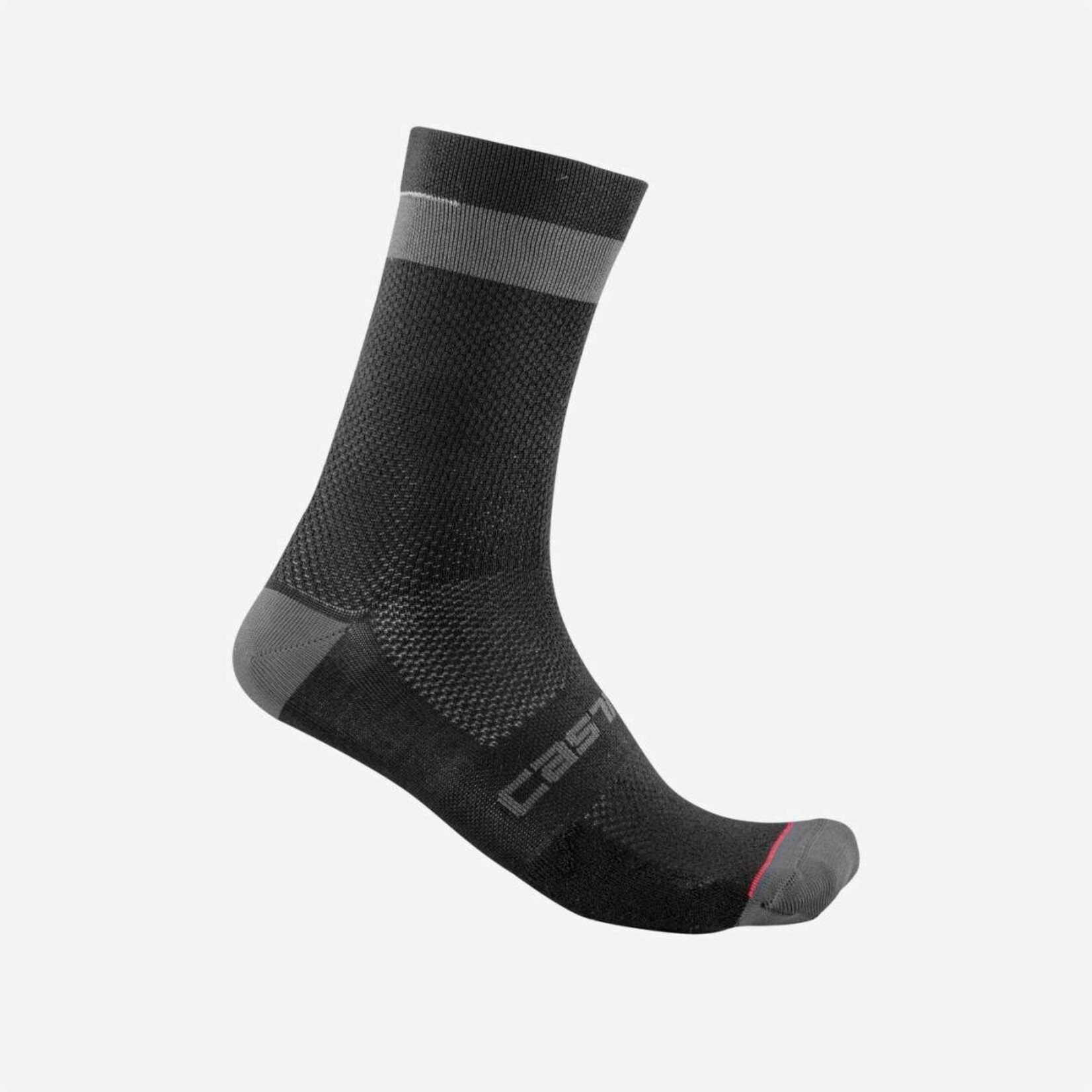 Castelli CASTELLI  ALPHA 18 SOCK BLACK/DARK GREY