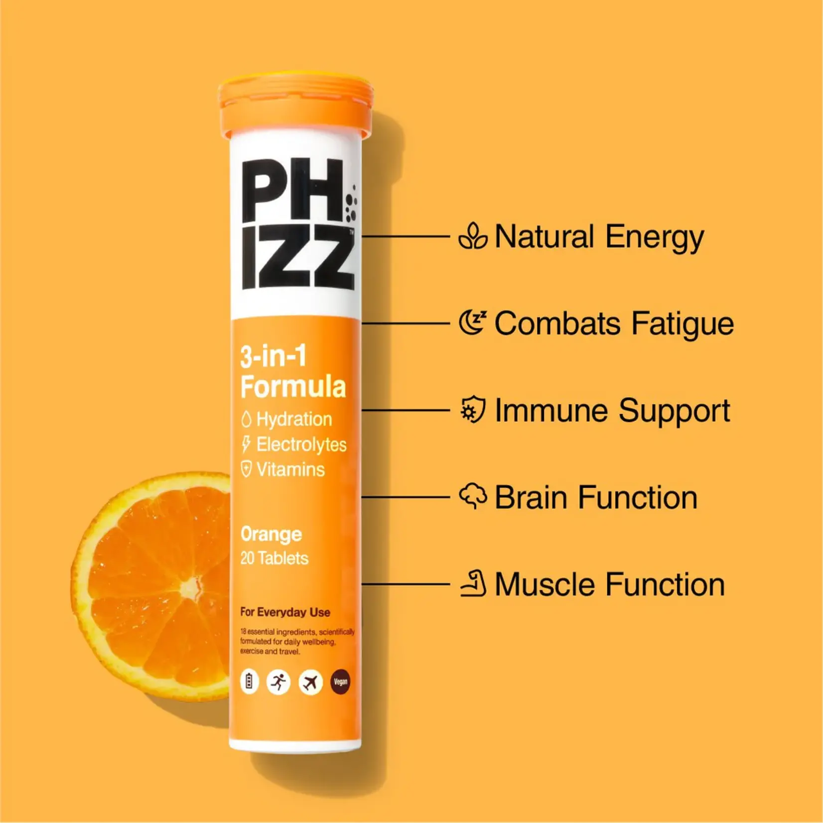 PHIZZ PHIZZ 3in1 HYDRATION , ELECTROLYTES & VITIAMS