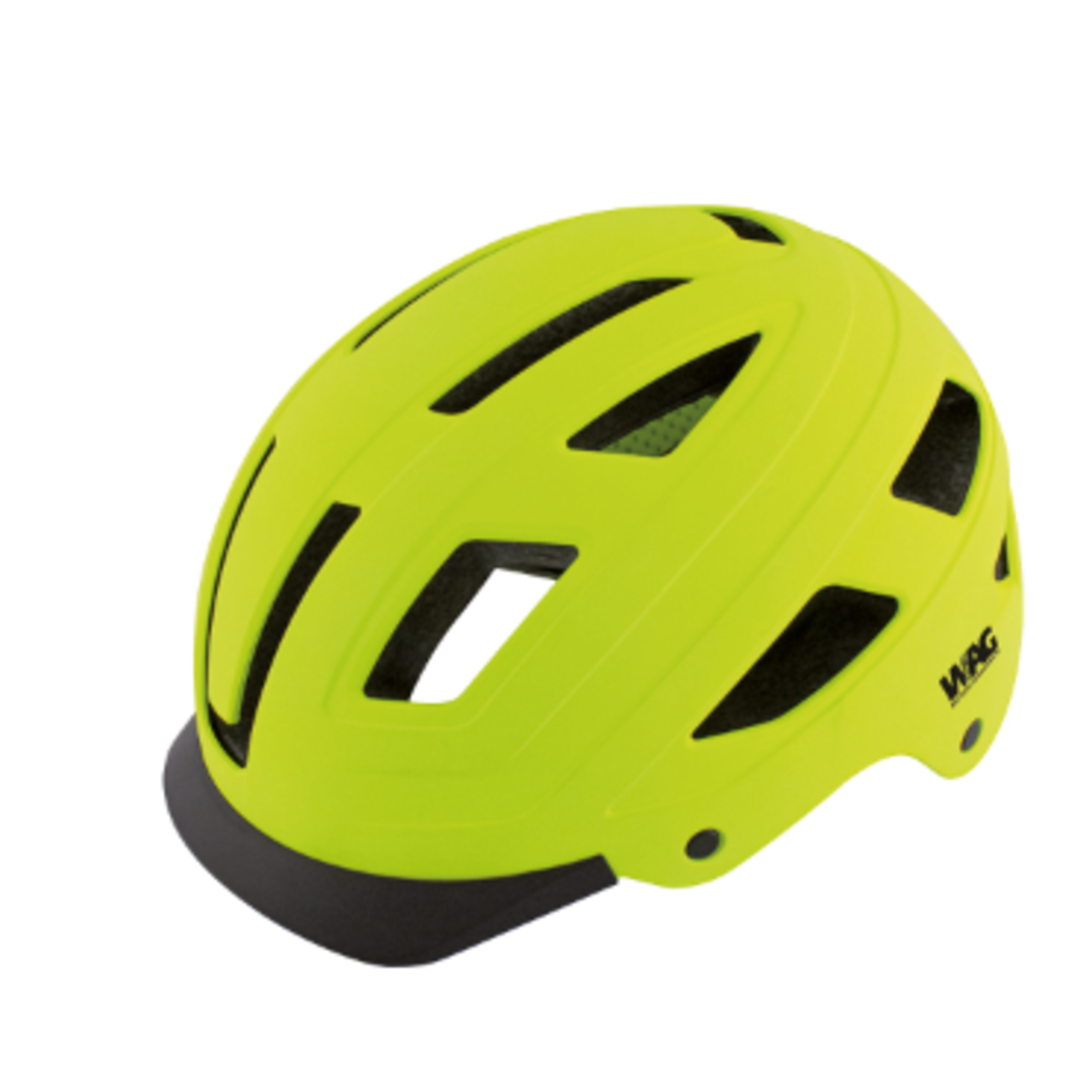 WAG WAG CITY HELMET WITH LIGHT FLUO YELLOW