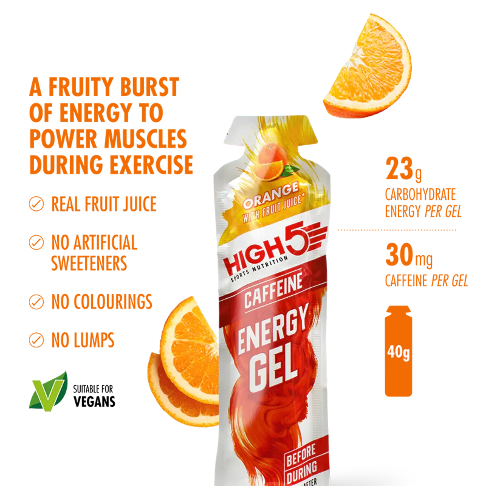 High 5 HIGH 5 ENERGY GEL MIXED PACK / 20X40G GELS