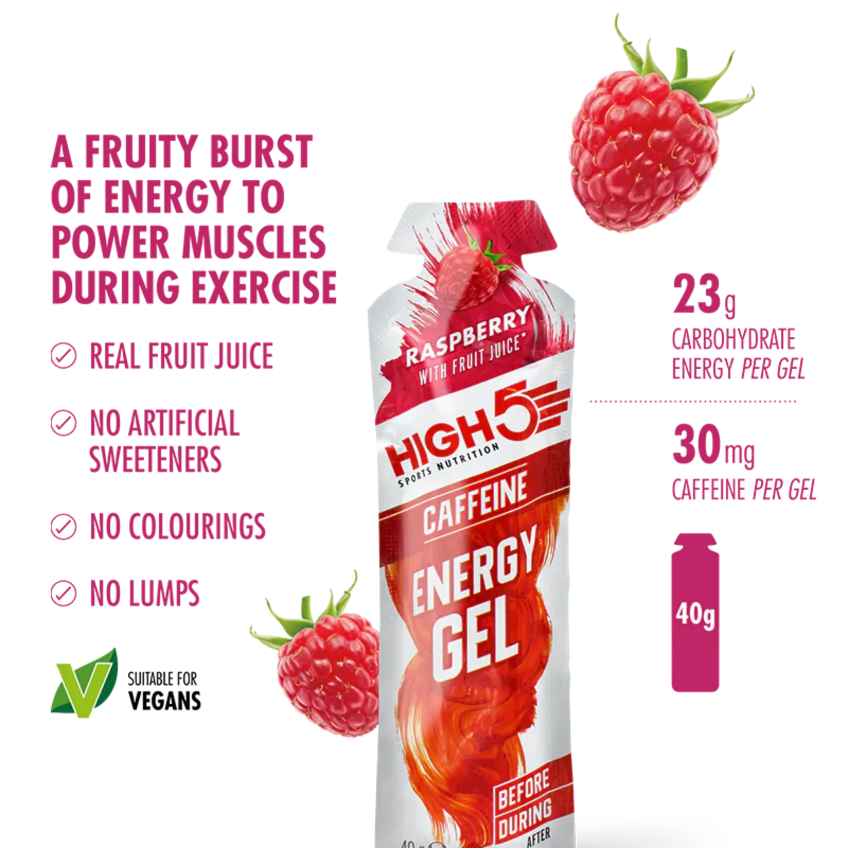 High 5 HIGH 5 ENERGY GEL MIXED PACK / 20X40G GELS