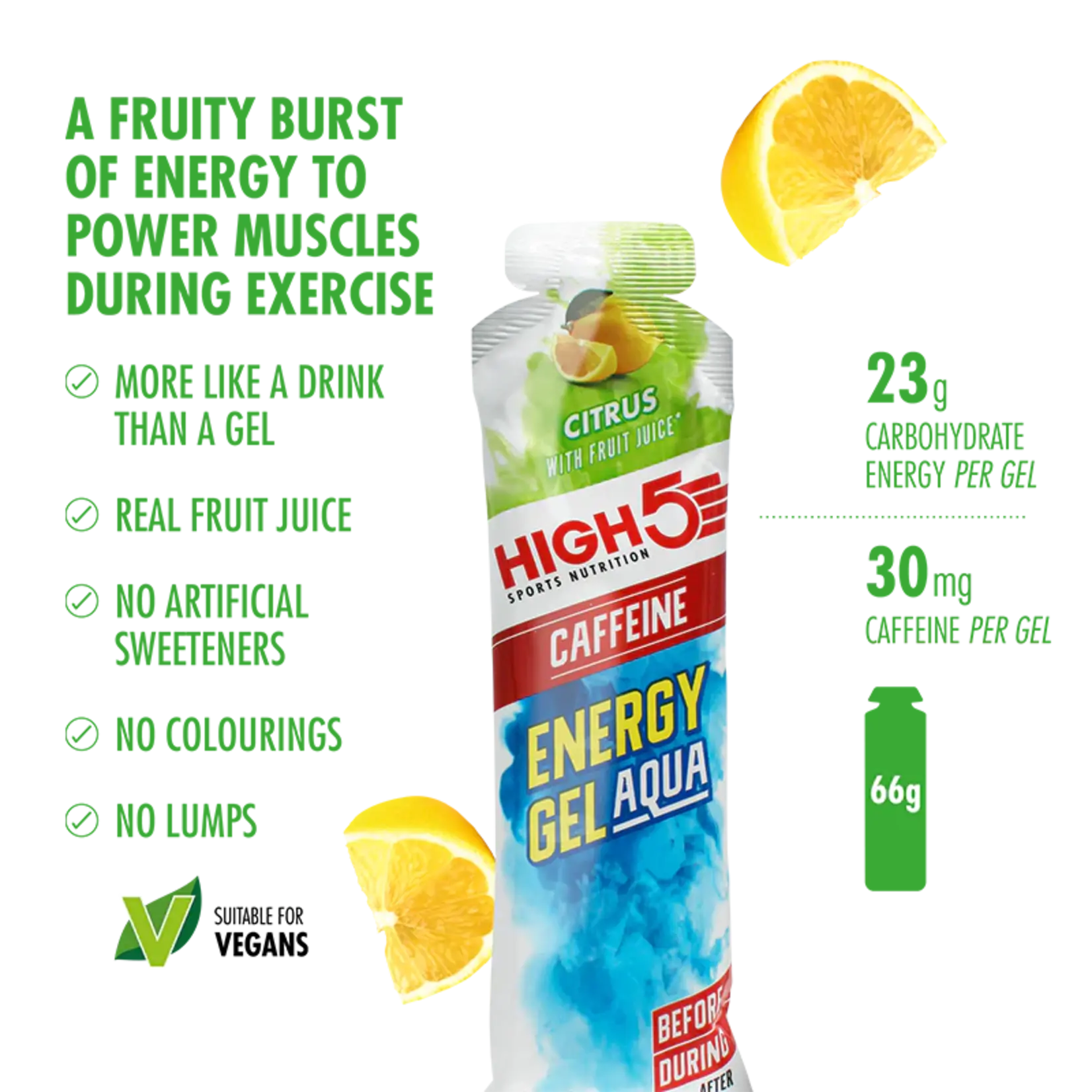 High 5 HIGH 5 ENGRY GEL AQUA MIXED / 15 x 66G GELS