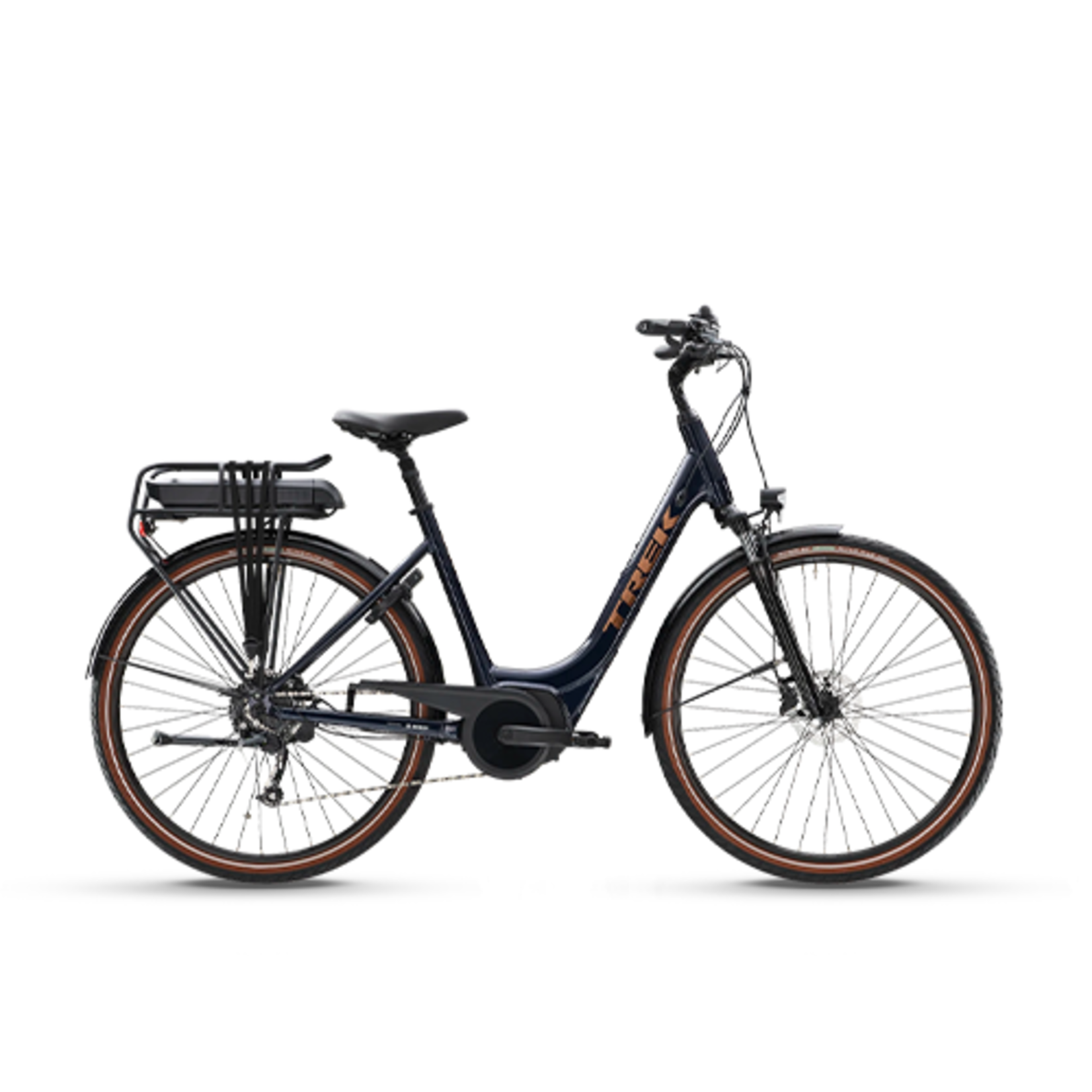 TREK VERVE 2 LOWSTEP DEEP DARK BLUE 300WH LK Bikes