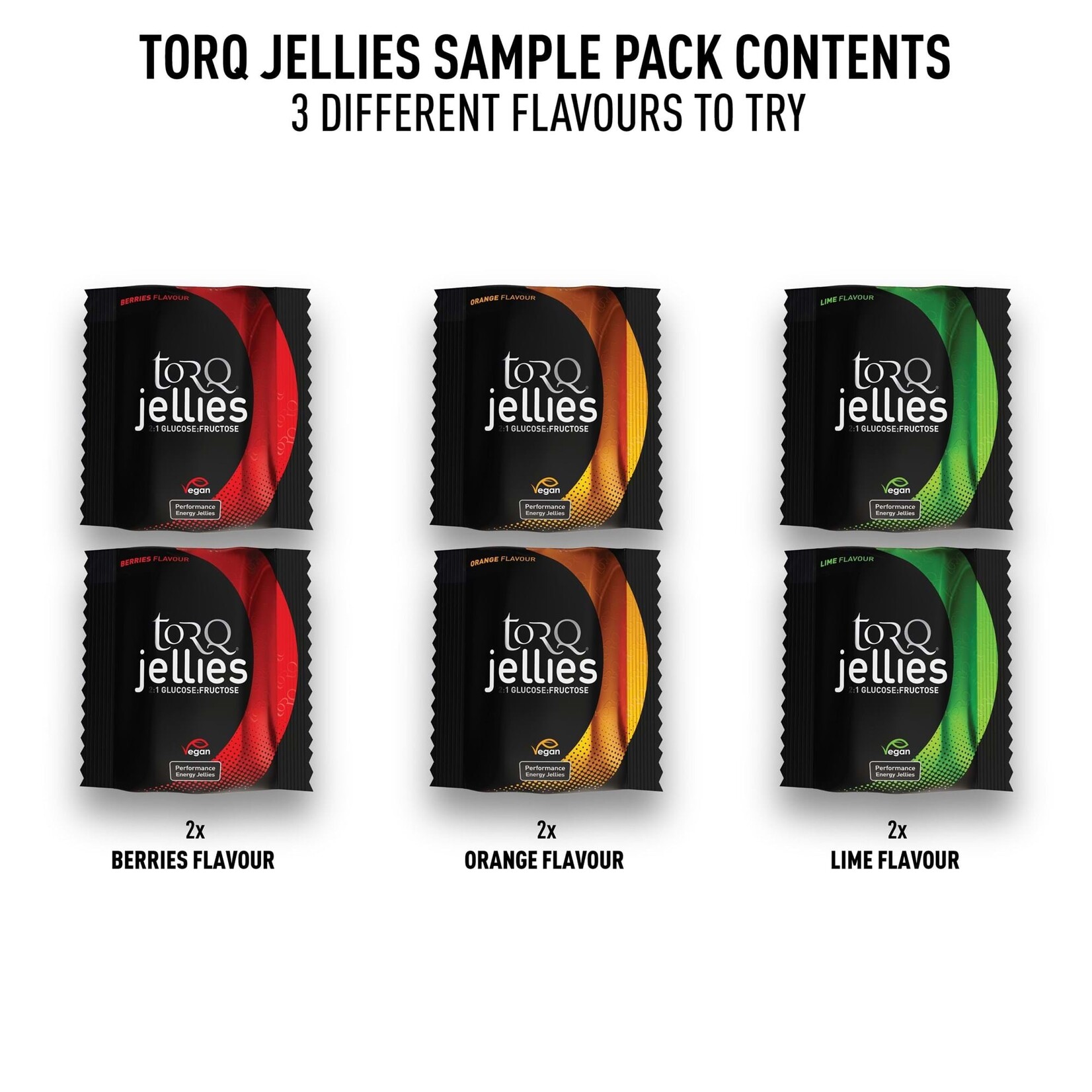 TORQ TORQ JELLIES SAMPLE PACK (6PK)