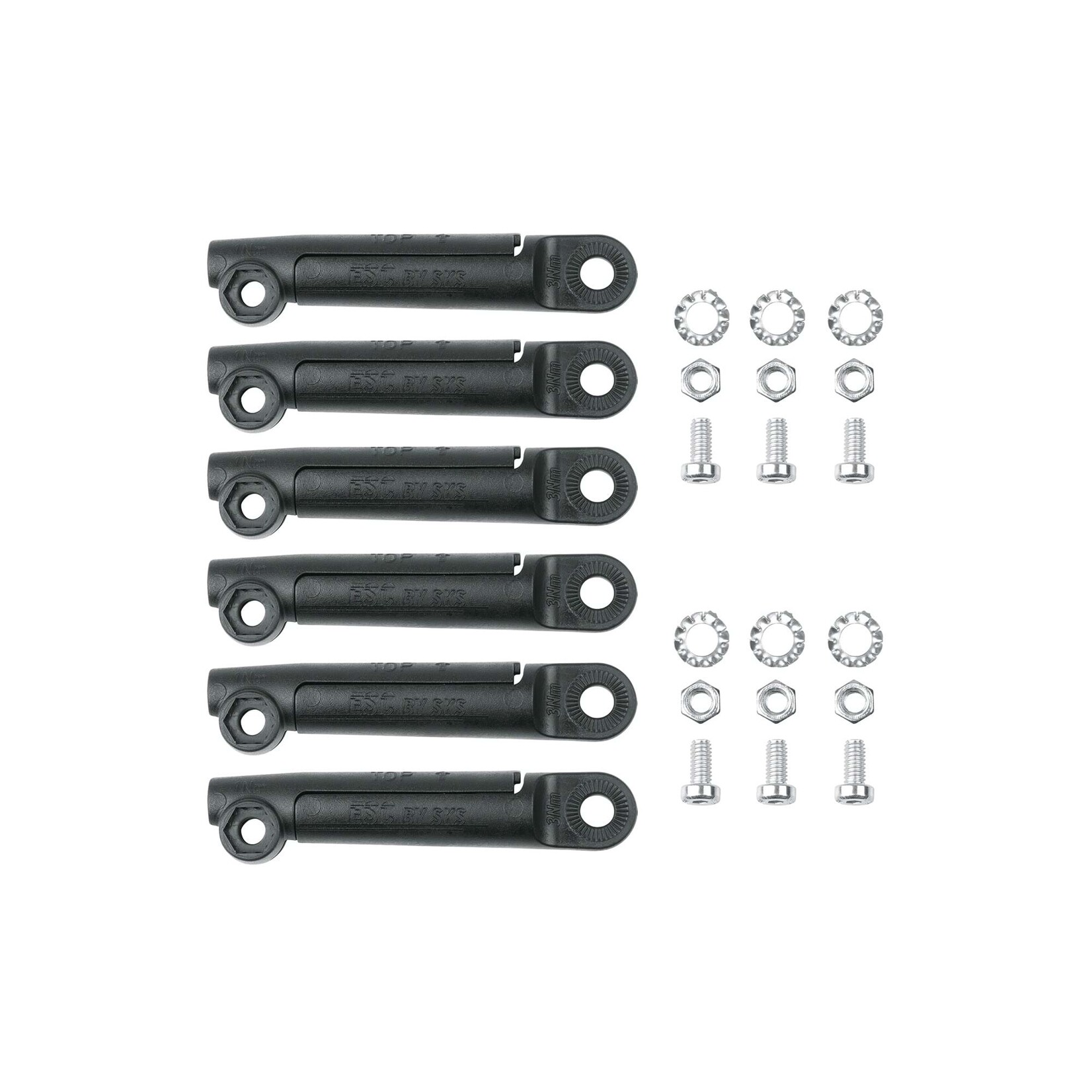 SKS SKS 6PK FIXING ADAPTER KIT FOR 4.5 MM STAYS