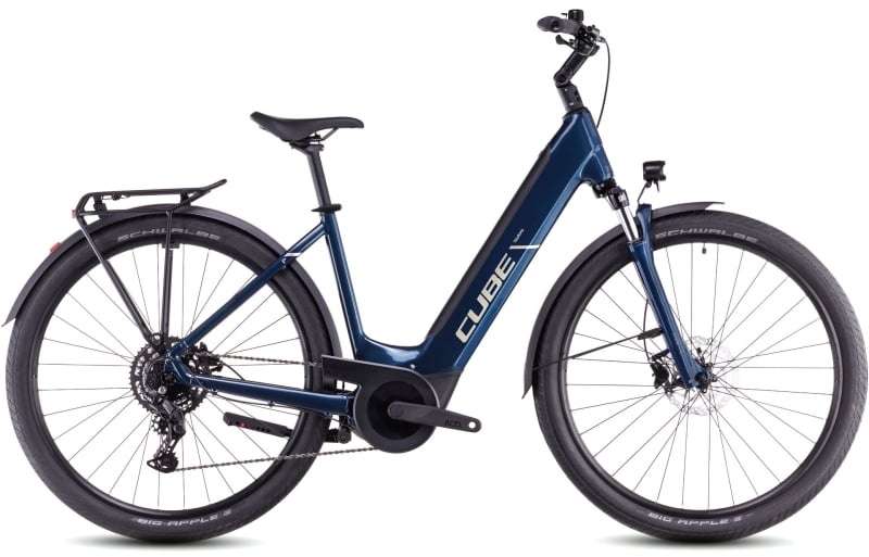 CUBE TOURING HYBIRD ONE 500 DEEPSEA CHROME 2025 EE LK Bikes