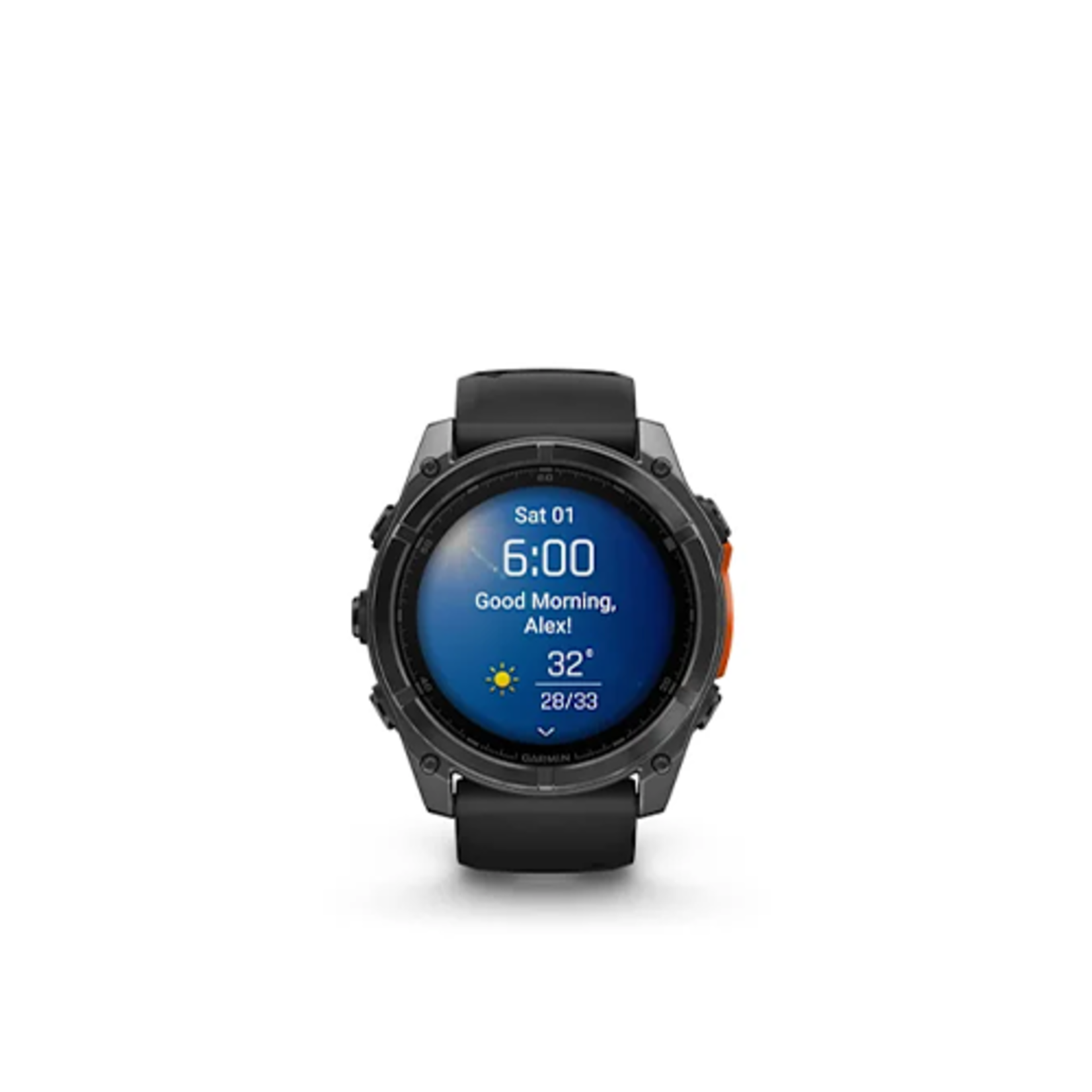 Garmin FENIX 8 51MM AMOLED GLASS/SS SLATE GRAY STEEL/BLACK