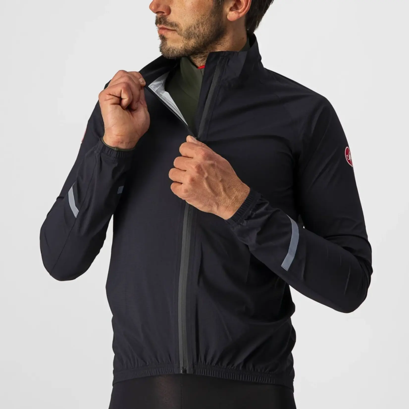 Castelli CASTELLI - EMERGENCY 2 RAIN JACKET - LIGHT BLACK