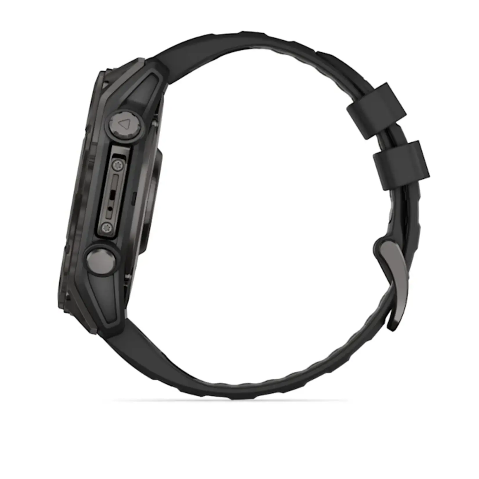 Garmin FENIX 8 – 51 MM, AMOLED  SAPPHIRE, CARBON GREY DLC WITH BLACK/PEBBLE GREY SILICONE BAN