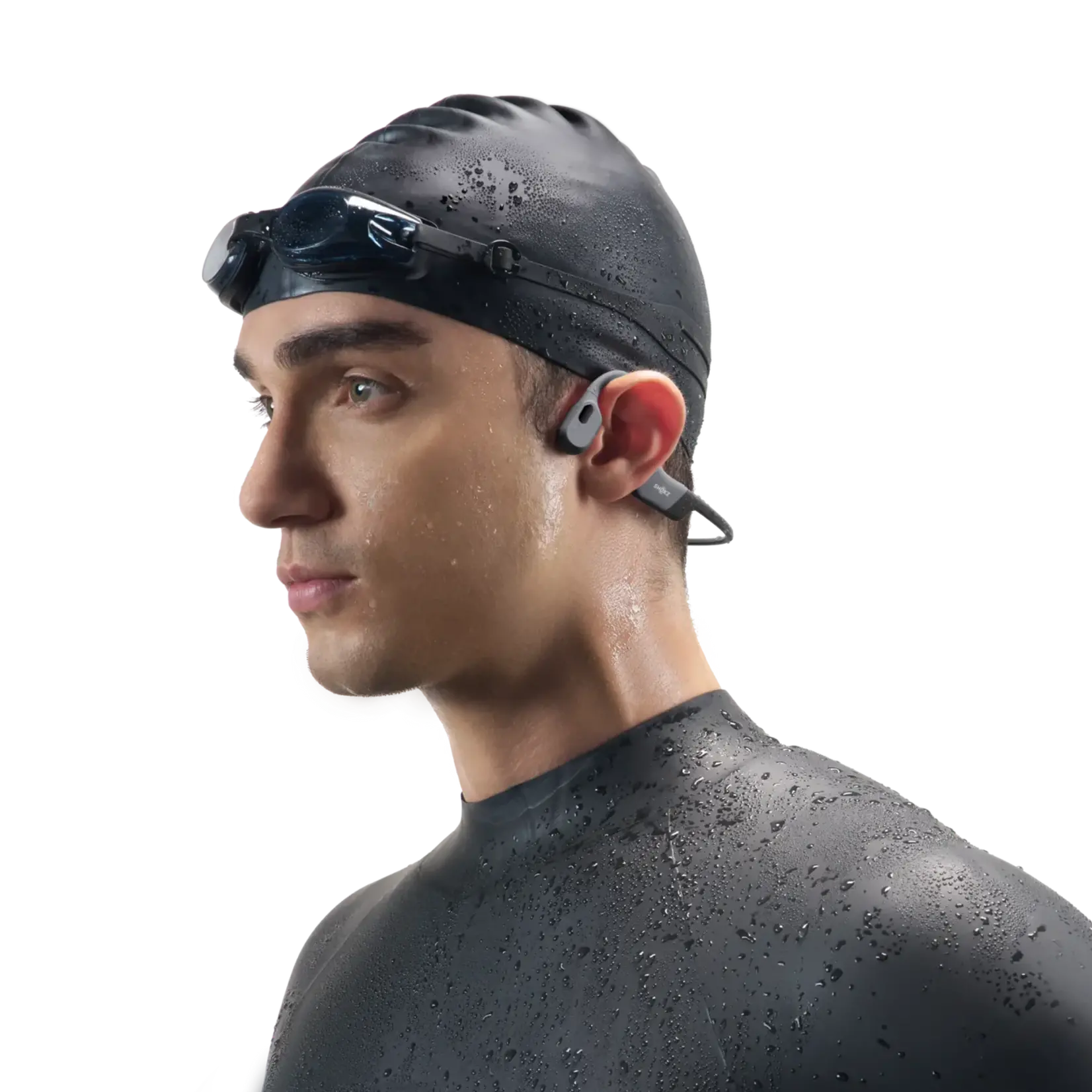 SHOKS SHOKZ OPENSWIM PRO WIRELESS HEADPHONES GREY