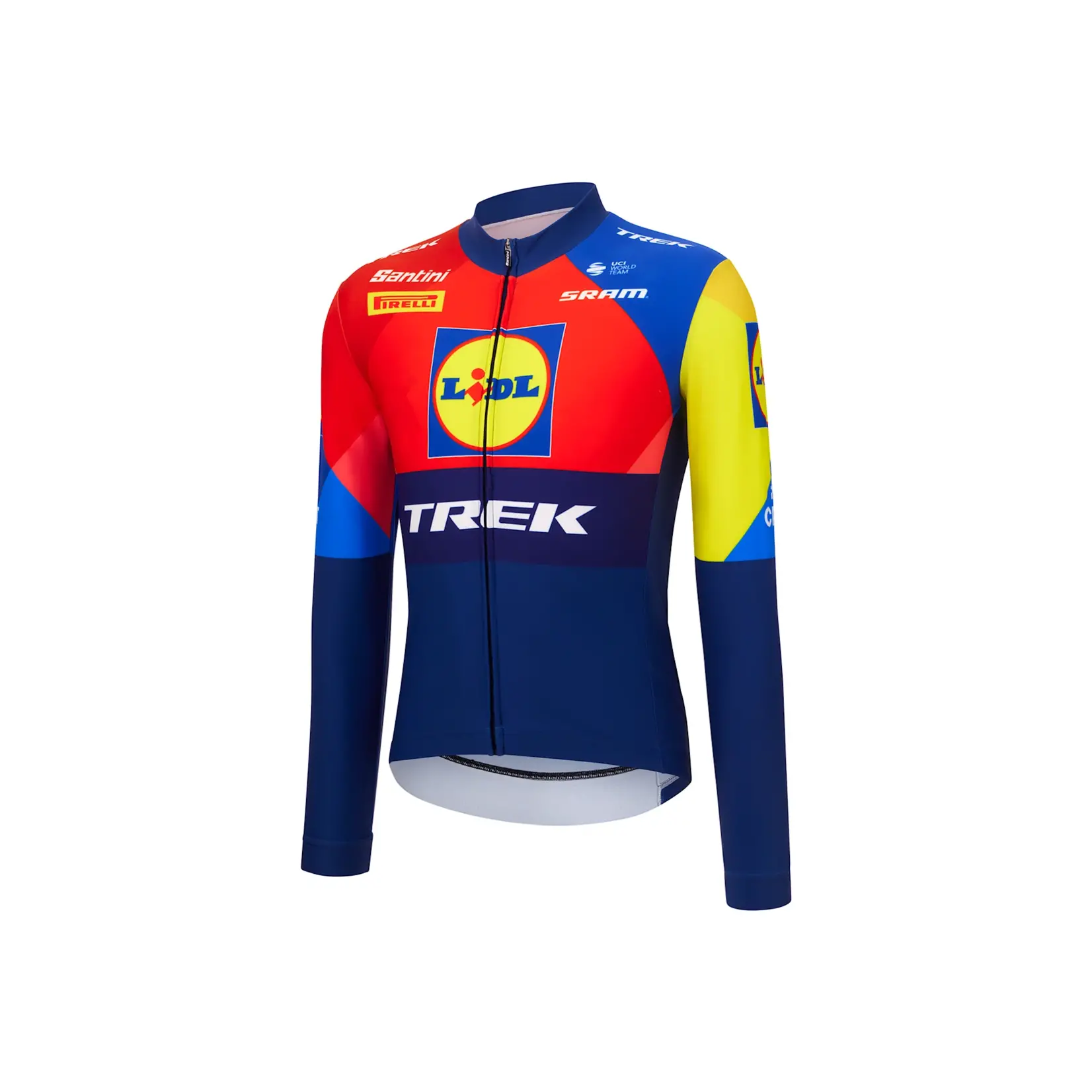 Santini SANTINI LIDL-TREK TEAM REPLICA LS THERMAL RACE JERSEY