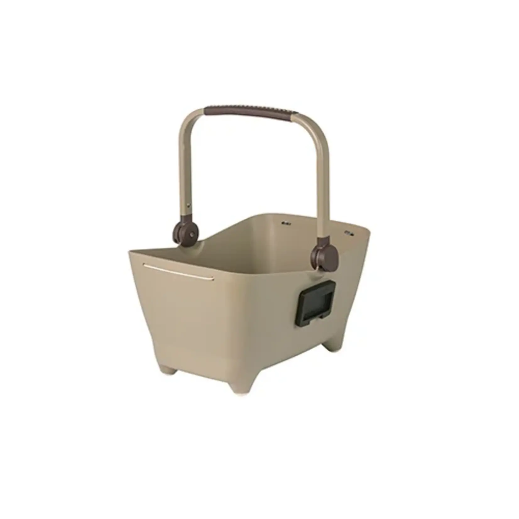 BASIL BASIL BUDDY DOG BICYCLE BASKET KF, 32L, BISCOTTI BROWN