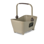 BASIL BASIL BUDDY DOG BICYCLE BASKET KF, 32L, BISCOTTI BROWN