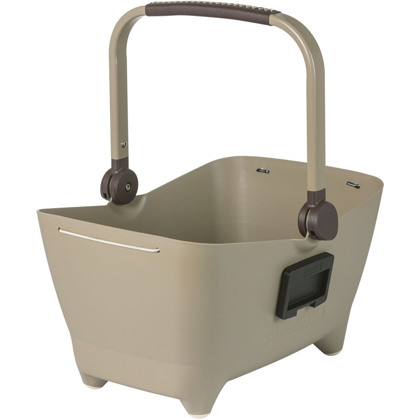 BASIL BASIL BUDDY DOG BICYCLE BASKET KF, 32L, BISCOTTI BROWN