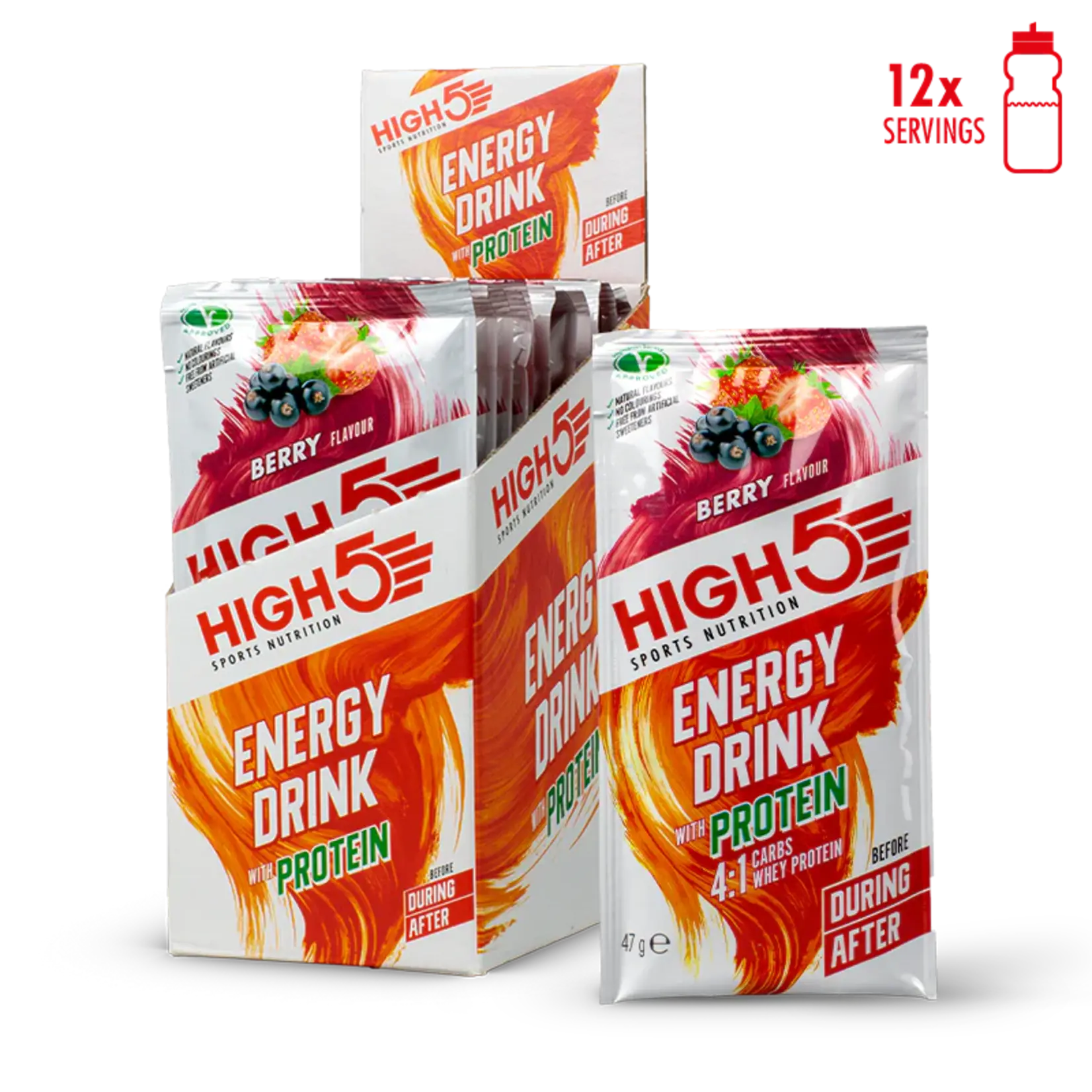 High 5 HIGH 5 ENERGY DRINK BERRY SACHET WITH PROTIEN