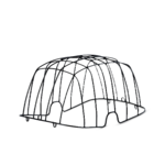 BASIL BASIL BUDDY SPACE FRAME, BLACK