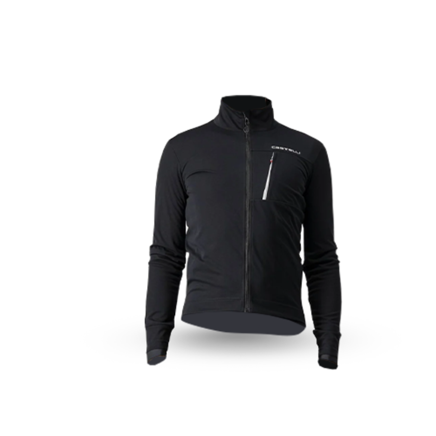 Castelli CASTELLI GO JACKET - LIGHT BLACK/WHITE