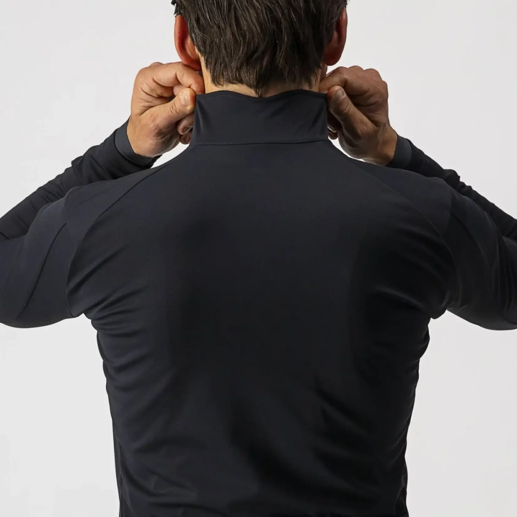 Castelli CASTELLI GO JACKET - LIGHT BLACK/WHITE