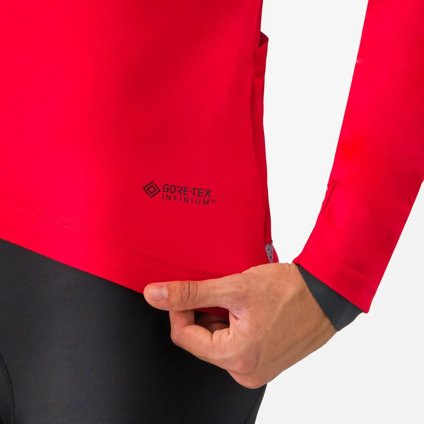 Castelli CASTELLI GO JACKET -  RED/SLIVER GREY