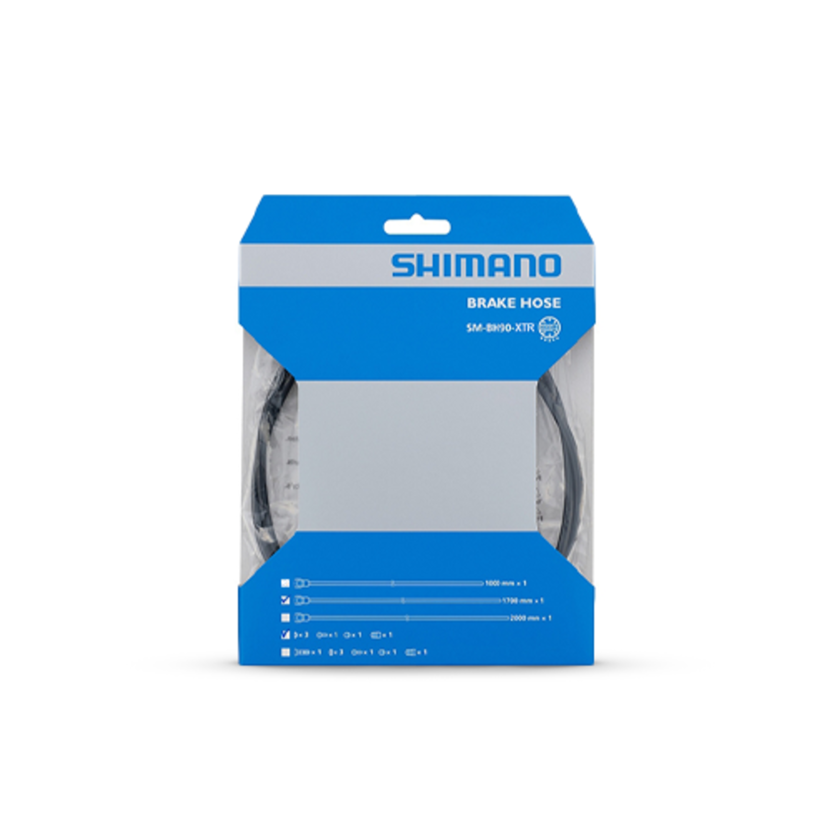 Shimano SHIMANO SM-BH90 XTR DISC BRAKE CUTTABLE HOSE, STRAIGHT BANJO, REAR16, BLACK