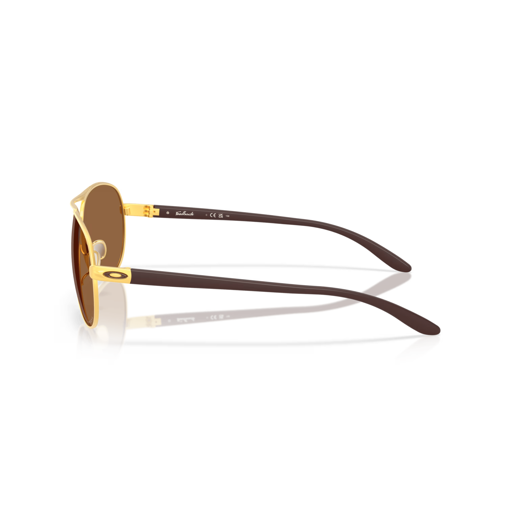 0AKLEY OAKLEY FEEDBACK SATIN GOLD w/PRIZM BRONZE